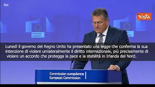 Brexit, Commissione Ue: "Rottura accordo su Irlanda del Nord è illegale"