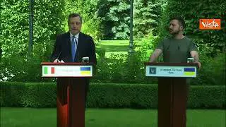 Ucraina, Draghi: "Giornata storica per Europa, appoggio incondizionato a Zelensky"