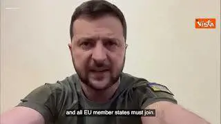 Zelensky dopo incontro con Draghi, Macrone Scholz: "Giornata storica"