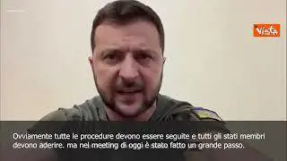 SOTTOTITOLI Zelensky dopo incontro con Draghi, Macrone Scholz: "Giornata storica"