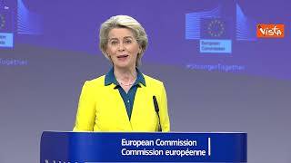 Von der Leyen: "Concedere all'Ucraina status di Paese candidato all'Ue"