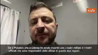 SOTTOTITOLI Ucraina, Zelensky: "Non daremo il Sud a nessuno"