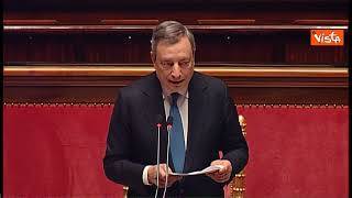 Ucraina, Draghi: "Oltre 135mila profughi in Italia, grazie a chi accoglie". L'applauso al Senato
