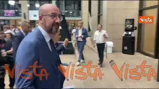 Von der Leyen, Mchel e Macron vanno via dopo la conferenza stampa al Consiglio Ue