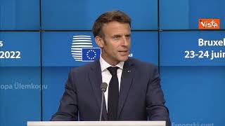Macron: "Candidatura Ucraina nell'Ue messaggio coerente di unità"