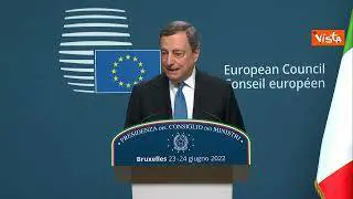 Draghi: "Nessun problema su approvvigionamento energetico per inverno. Sanzioni? Tutti sono colpiti"