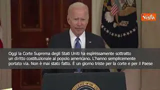 Sentenza Corte Suprema su aborto, Biden: "A rischio salute donne"
