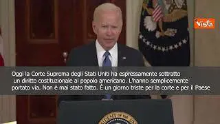 Sentenza Corte suprema Usa su aborto, Biden: "Giorno triste"