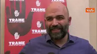 Roberto Saviano: "Il Festival Trame in Calabria fa la differenza sul tema mafia"