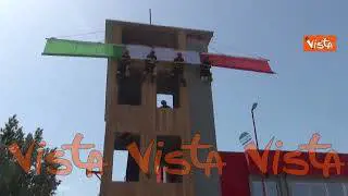 Fico inaugura il distaccamento della caserma dei Vigili del Fuoco a Ponticelli, a Napoli