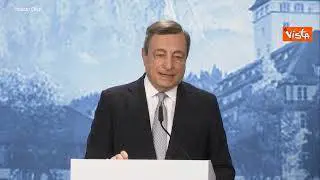 Draghi: "Molto difficile fare previsioni su fine guerra, durata indica successo difesa Ucraina"