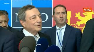 Draghi: "Ci siamo sentiti con Conte, al più presto ci vedremo"