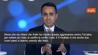 Di Maio: "Ingresso Finlandia e Svezia nella Nato conseguenza azioni Putin"