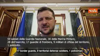 Zelensky: "Faremo di tutto per riportare a casa uomini e donne ucraine"