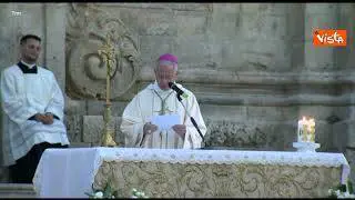 Festa della Bruna, nel corso dell'omelia il vescovo di Matera cita i Maneskin