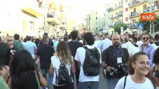Festa della Bruna, l'inizio della processione del carro trionfale