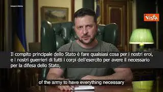 SOTTOTITOLI Zelensky: "Faremo di tutto per avere armi moderne"