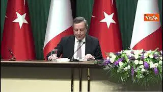 Ucraina, Draghi: "Italia e Turchia unite nella condanna dell'invasione di Mosca"