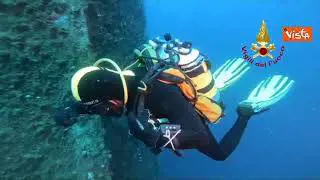 Ecco il relitto della Haven allargo di Genova, le immagini dei sommozzatori
