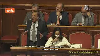 La Russa: "Governo cerca di nascondere polvere sotto al tappeto se non si vota fiducia"