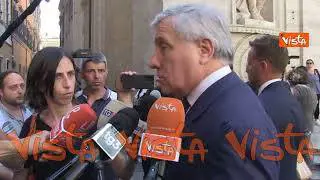 Tajani: “Vedremo cosa dirà Draghi dopo incontro con Mattarella, noi abbiamo fiducia in entrambi”