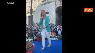 Meloni: "Per noi legislatura è finita"