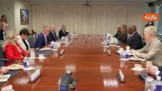 Guerini a Washington: "Italia sta facendo la sua parte in Ucraina"