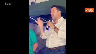 Salvini: "Noi non ci mettiamo a fare i teatrini della politica con Conte, Di Maio. Letta e Renzi"