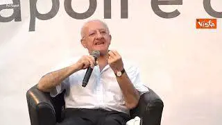 De Luca: "Campo largo, alleanze, ma per fare che? Servono contenuti"