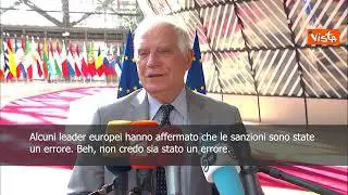 SOTTOTITOLI Borrell: Sanzioni contro Russia non sono state errore, continueremo
