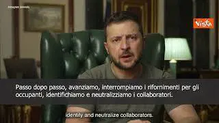 SOTTOTITOLI Zelensky: "Inflitte gravi perdite a esercito russo"