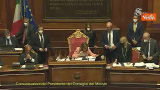 Fiducia Draghi, al Senato votano in 133
