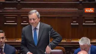 Draghi chiede sospensione seduta alla Camera: "Anche il cuore dei banchieri viene usato a volte"
