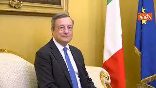 Draghi alla Camera incontra il Presidente Fico