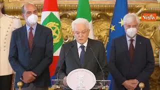 Mattarella: "Periodo che attraversiamo non consente pause"