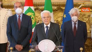 Mattarella: "Scioglimento Camere inevitabile dopo voto al Senato. Grazie a Draghi e ai ministri"