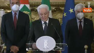 Mattarella: "Camera sciolte, elezioni entro 70 giorni"