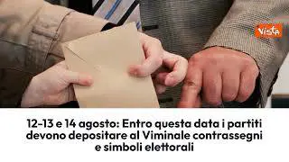 INFOGRAFICA Il timing delle Elezioni, tutte le scadenze prima del voto