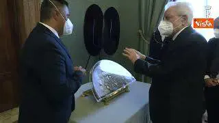 Mattarella riceve "Ventaglio" da Associazione Stampa Parlamentare