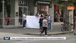 Nigeriano ucciso in strada a Civitanova Marche, il luogo del delitto