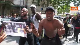 Uccisione in strada a Civitanova Marche, la protesta della comunità nigeriana