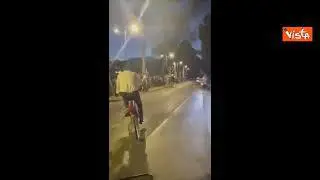 Festa della Lega a Milano Marittima, Salvini arriva in bicicletta