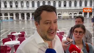 Salvini: "Legge speciale per Venezia al traguardo, anche fondi per vetrai Murano"