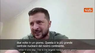 Zelensky: “Russi hanno sparato contro centrale nucleare di Zaporizhzhia"