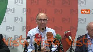 Letta: Paese paga prezzo caro per caduta Governo Draghi