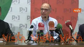 Letta: “Con Di Maio e Tabacci abbiamo convenuto un rapporto nei collegi di 92% e 8%”