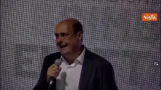 Zingaretti: "Simbolo Pd è speranza per futuro dell'Italia"