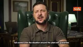 Zelensky: "Mondo reagisca per cacciare russi da Zaporizhzhia"