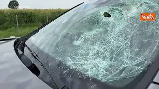 Lancio di sassi sull'autostrada A1, tra i feriti la deputata leghista Claudia Gobbato