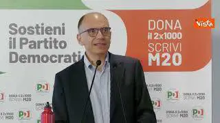 Letta: Solo miliardari come Berlusconi avvantaggiati dalla Flat Tax